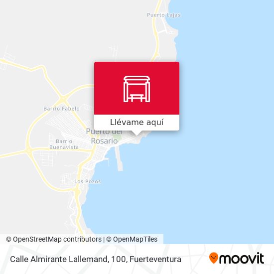Mapa Calle Almirante Lallemand, 100