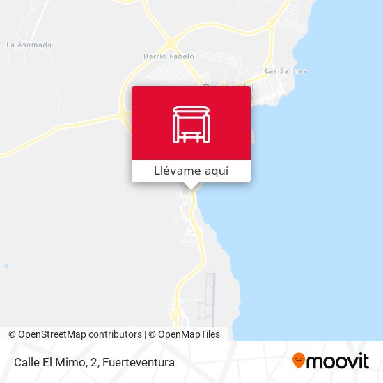 Mapa Calle El Mimo, 2
