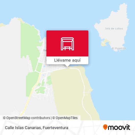 Mapa Calle Islas Canarias