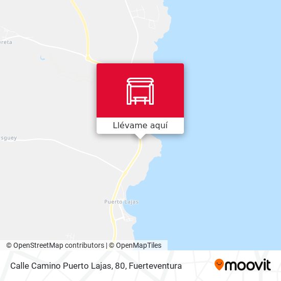 Mapa Calle Camino Puerto Lajas, 80