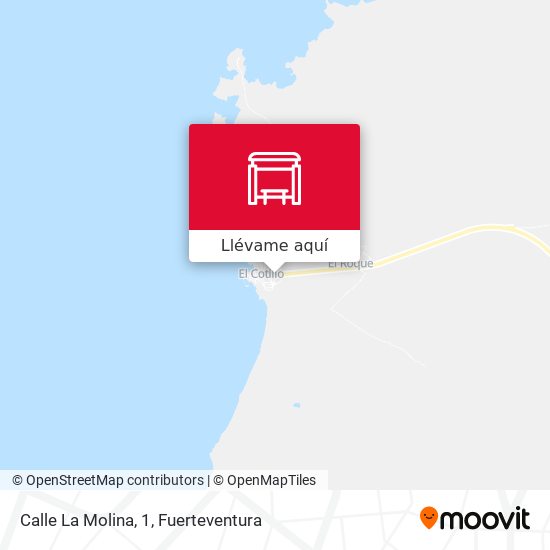 Mapa Calle La Molina, 1