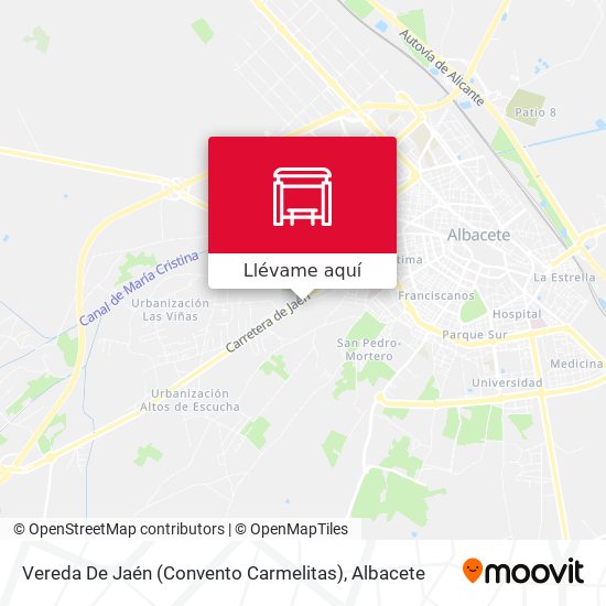 Mapa Vereda De Jaén (Convento Carmelitas)