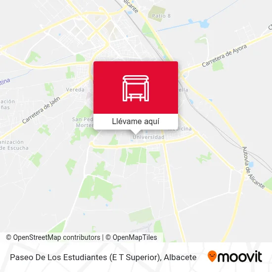 Mapa Paseo De Los Estudiantes (E T Superior)