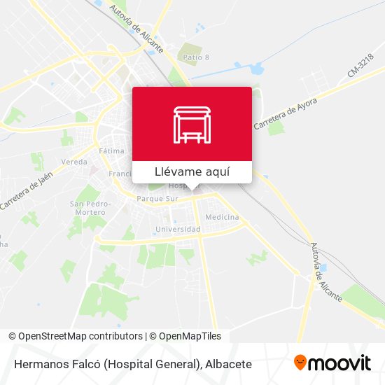 Mapa Hermanos Falcó (Hospital General)