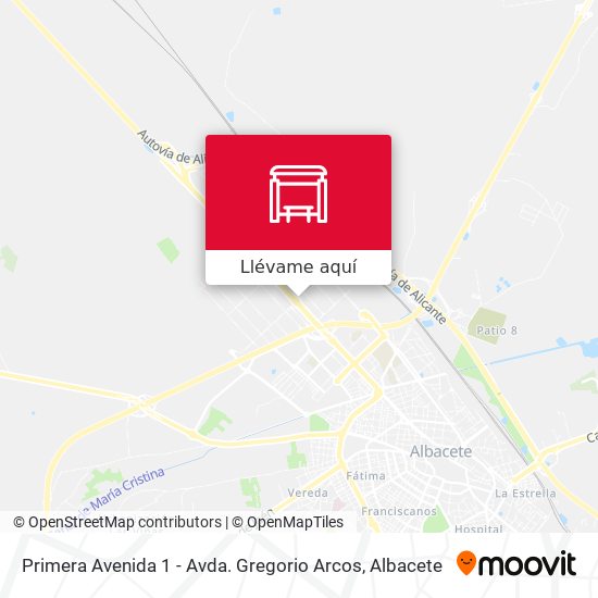 Mapa Primera Avenida 1 - Avda. Gregorio Arcos