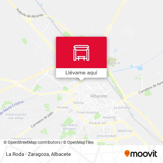 Mapa La Roda - Zaragoza