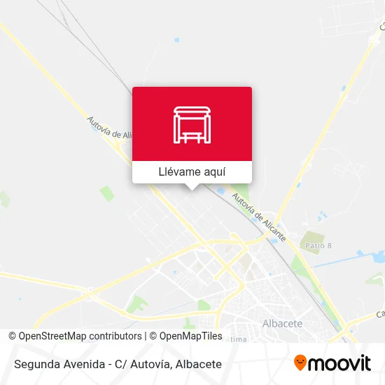 Mapa Segunda Avenida - C/ Autovía