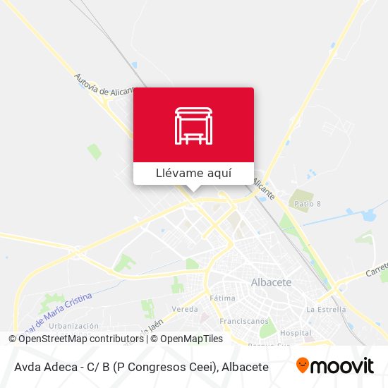 Mapa Avda Adeca - C/ B (P Congresos Ceei)