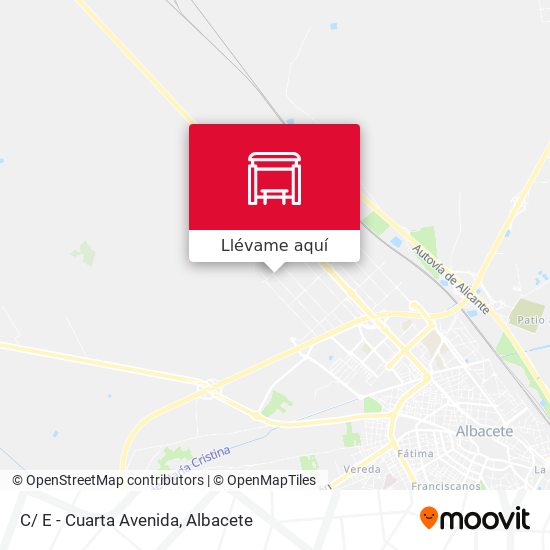 Mapa C/ E - Cuarta Avenida