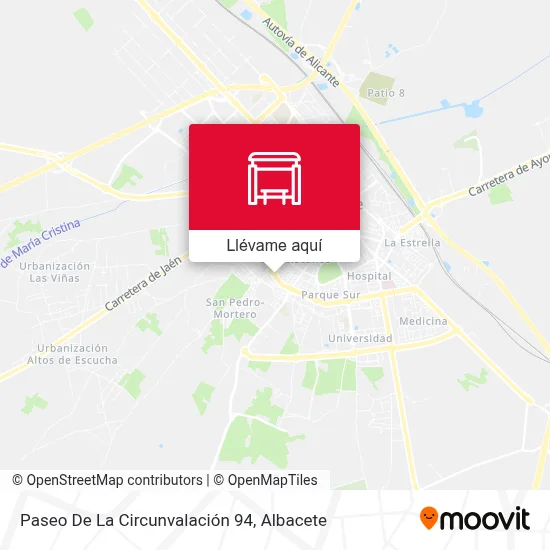 Mapa Paseo De La Circunvalación 94