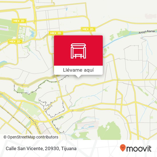 Mapa de Calle San Vicente, 20930
