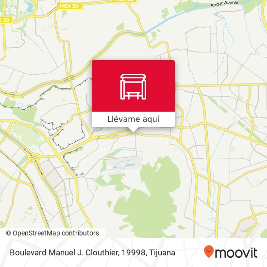 Mapa de Boulevard Manuel J. Clouthier, 19998