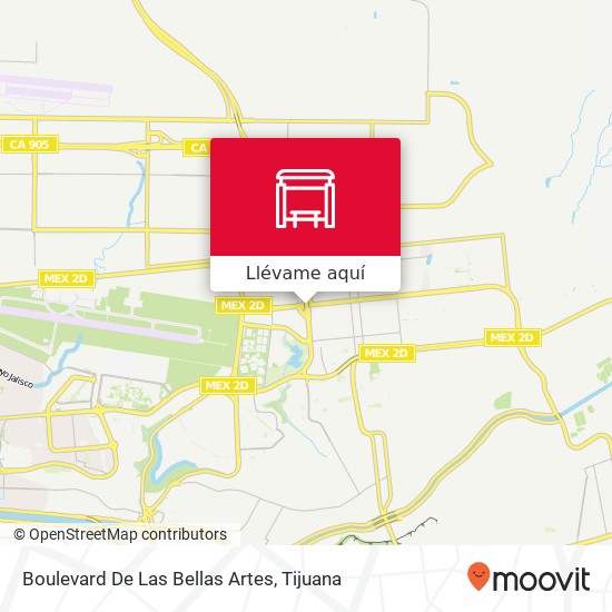 Mapa de Boulevard De Las Bellas Artes