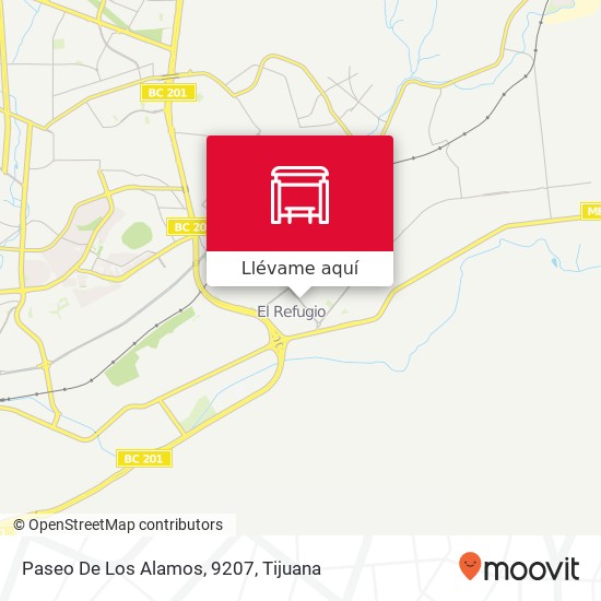 Mapa de Paseo De Los Alamos, 9207