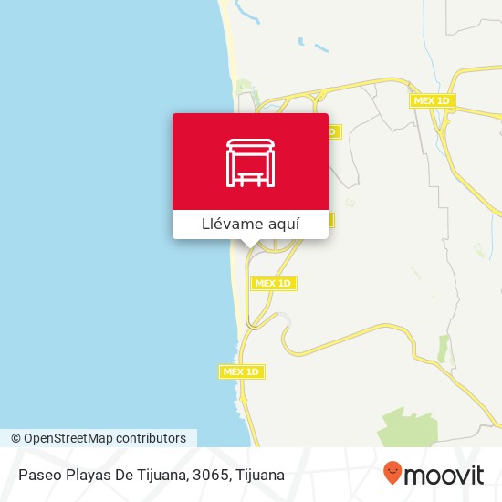 Mapa de Paseo Playas De Tijuana, 3065