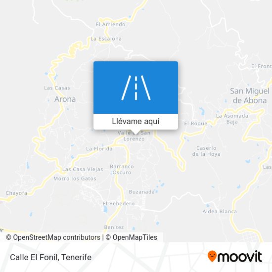 Mapa Calle El Fonil