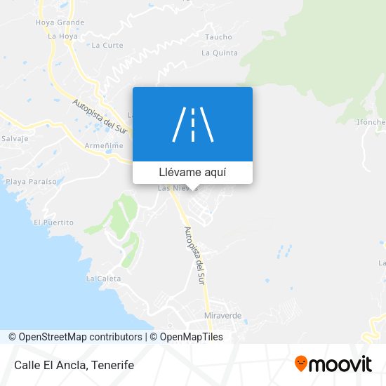 Mapa Calle El Ancla