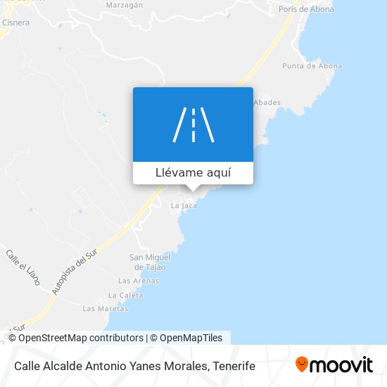 Mapa Calle Alcalde Antonio Yanes Morales