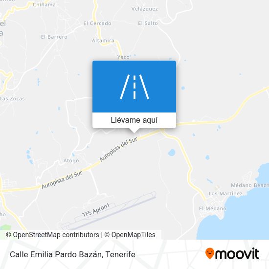 Mapa Calle Emilia Pardo Bazán