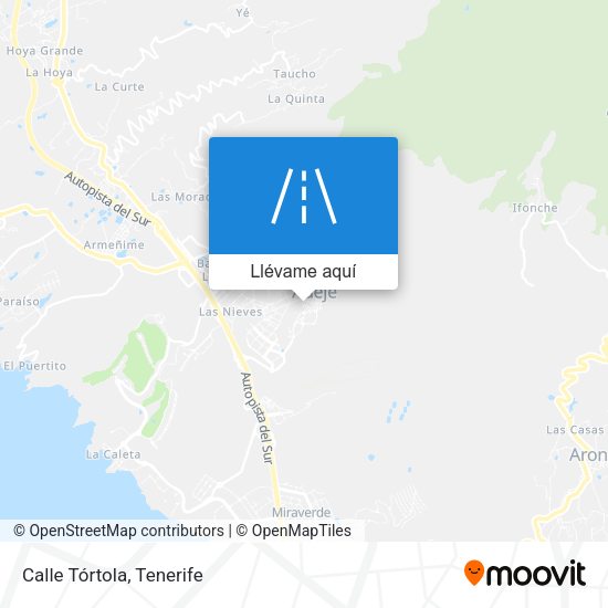 Mapa Calle Tórtola