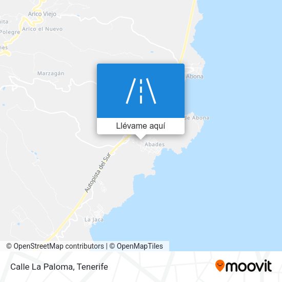 Mapa Calle La Paloma