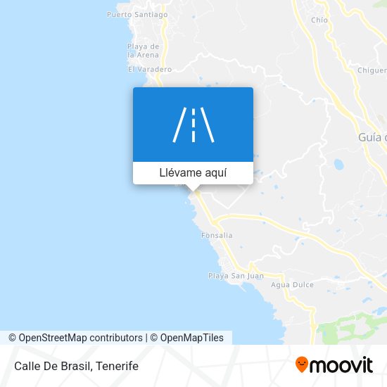 Mapa Calle De Brasil