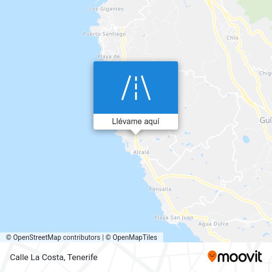 Mapa Calle La Costa