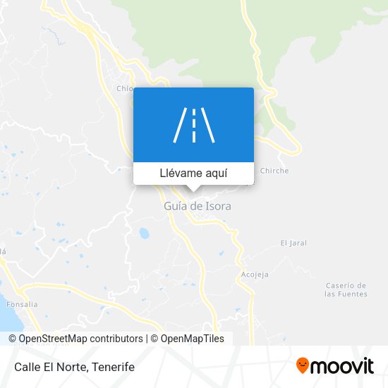 Mapa Calle El Norte