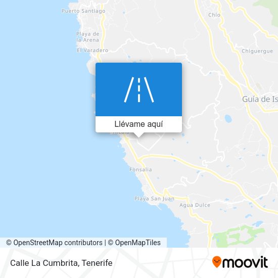 Mapa Calle La Cumbrita