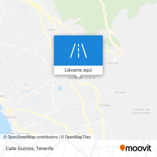 Mapa Calle Guicios
