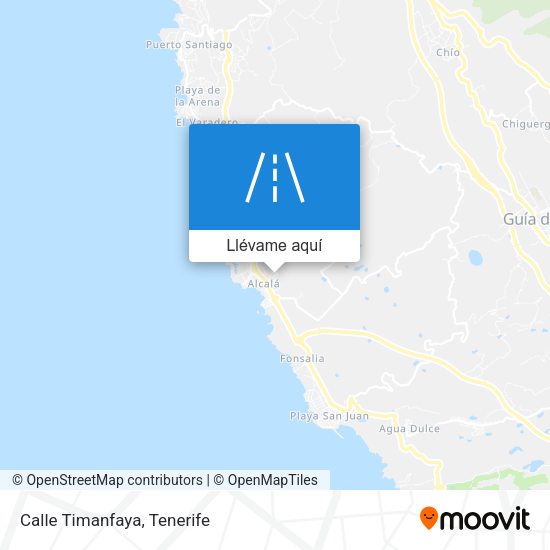 Mapa Calle Timanfaya