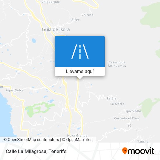 Mapa Calle La Milagrosa