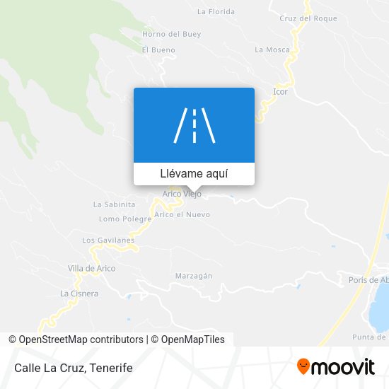 Mapa Calle La Cruz