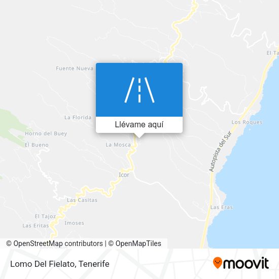 Mapa Lomo Del Fielato