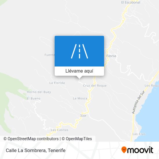 Mapa Calle La Sombrera