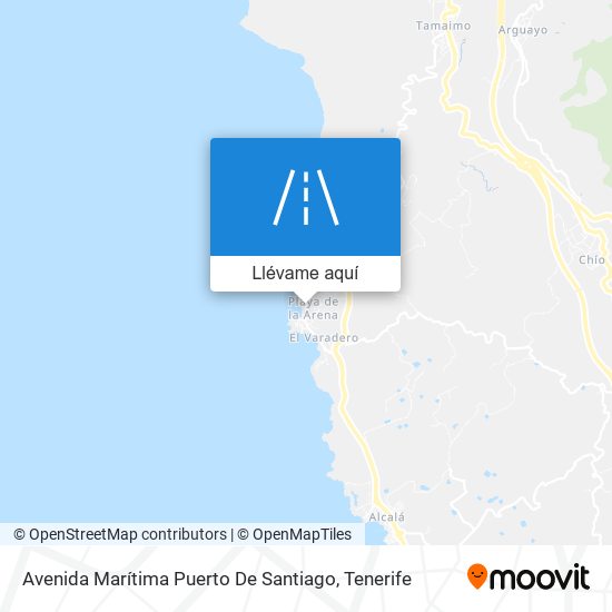 Mapa Avenida Marítima Puerto De Santiago