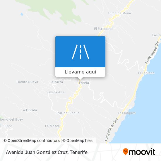 Mapa Avenida Juan González Cruz