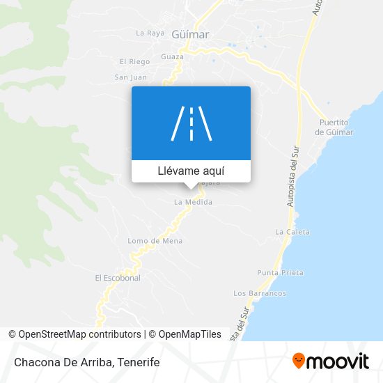 Mapa Chacona De Arriba
