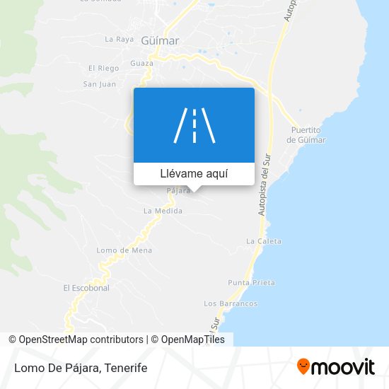 Mapa Lomo De Pájara