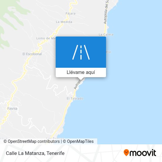 Mapa Calle La Matanza