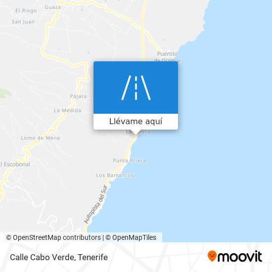 Mapa Calle Cabo Verde