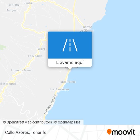 Mapa Calle Azores