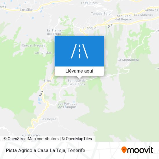 Mapa Pista Agrícola Casa La Teja