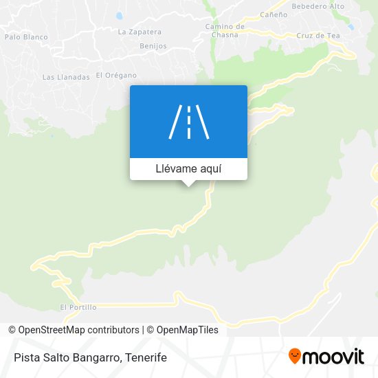 Mapa Pista Salto Bangarro