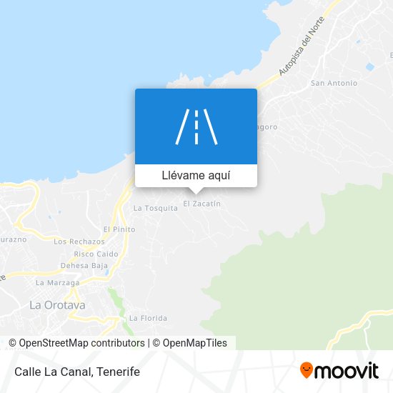 Mapa Calle La Canal
