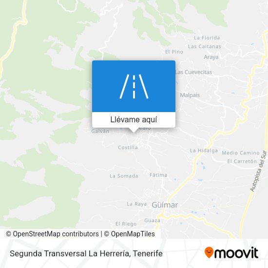 Mapa Segunda Transversal La Herrería