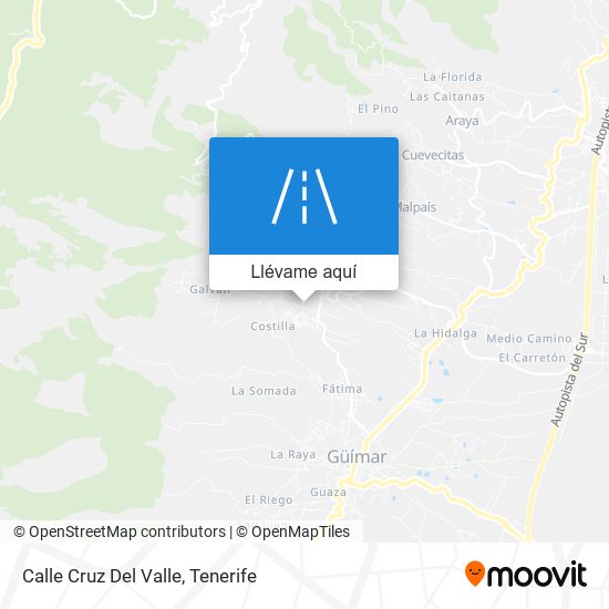 Mapa Calle Cruz Del Valle