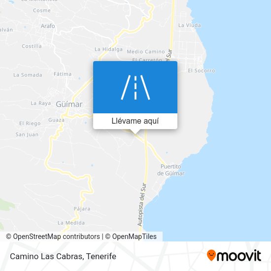 Mapa Camino Las Cabras
