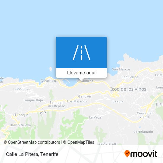 Mapa Calle La Pitera