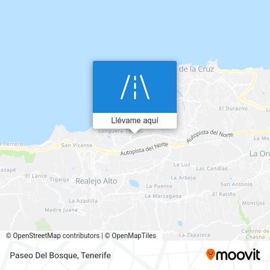 Mapa Paseo Del Bosque
